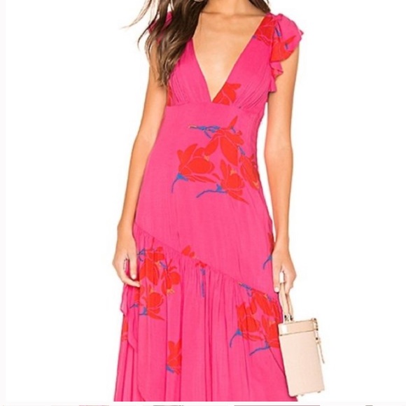 🔥⬇️NWT Free People She's A Waterfall Maxi Dress - Picture 3 of 15